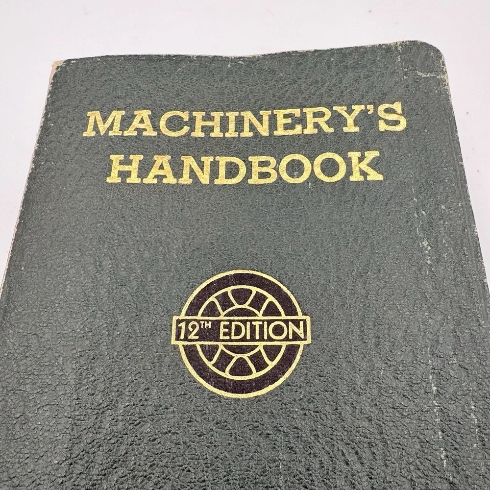 Machinery's Handbook 12th Edition - The Industrial Press - Leather 1944 Indexed